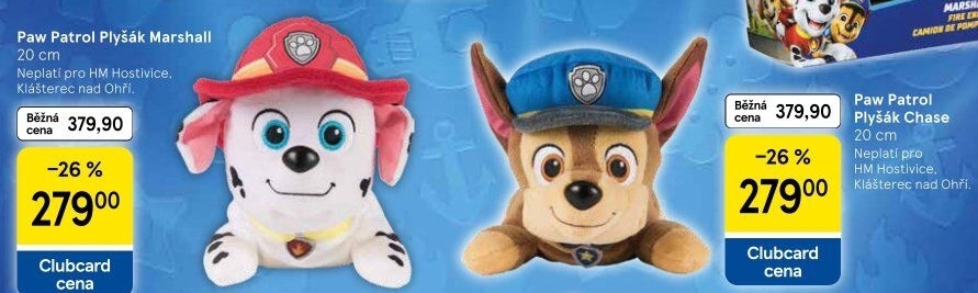 Plyšové zvířátko Tlapková patrola Paw Patrol