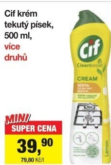 Krémový čistič Cif Cream