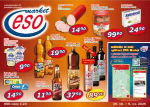 akční leták ESO MARKET 29.10.2025-9.11.2025