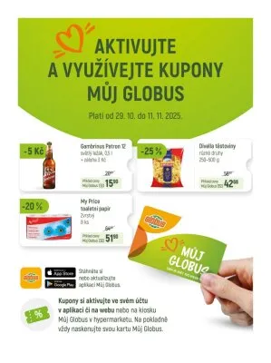akční leták Globus 29.10.2025-4.11.2025
