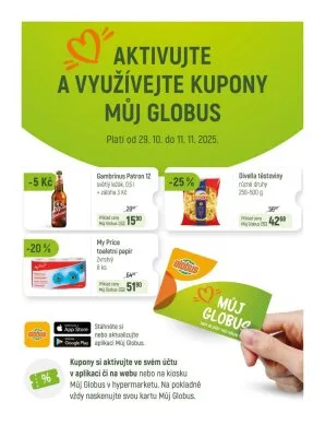 akční leták Globus 29.10.2025-4.11.2025