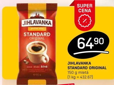 Mletá káva Standard Jihlavanka