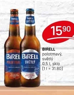 Nealkoholické pivo polotmavé Birell