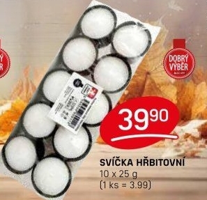 Svíčky iluminační Dobrý Výběr