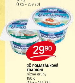 Tradiční pomazánkové Jihočeské Madeta