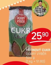 Třtinový cukr Dobrý Výběr
