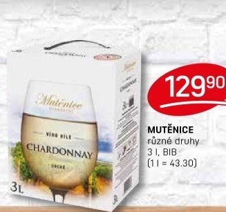 Vína Vinařství Mutěnice - bag in box
