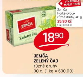 Zelený čaj Jemča