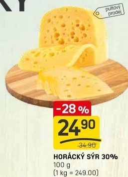 Horácký sýr 30%