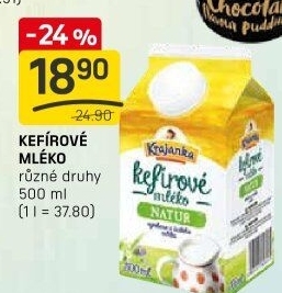 Kefírové mléko Krajanka