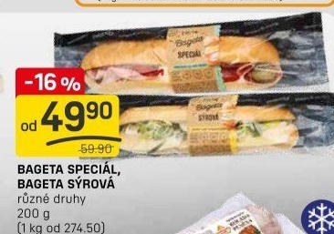 Obložená bageta