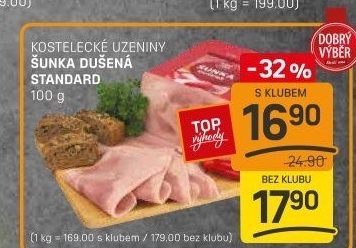 Šunka dušená standard Dobrý Výběr