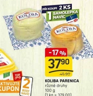 Sýr Parenica Koliba Bystřice pod Hostýnem
