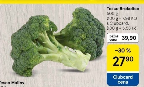 Brokolice Tesco
