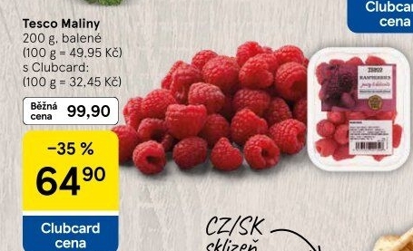 Maliny Tesco