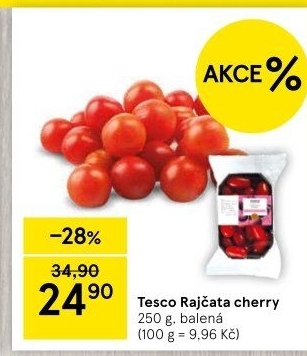 Rajčata cherry Tesco
