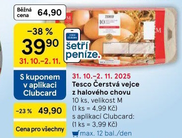 Vejce M Tesco