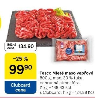 Maso mleté vepřové Tesco