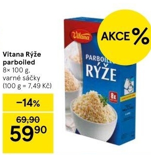 Rýže parboiled Vitana