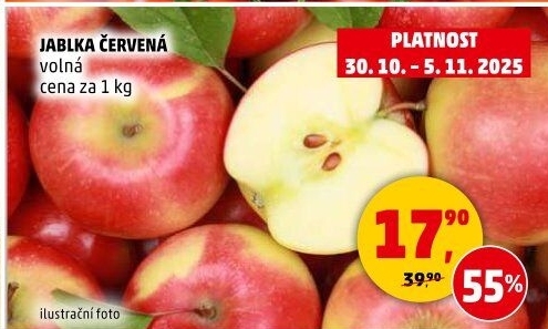 Jablka červená