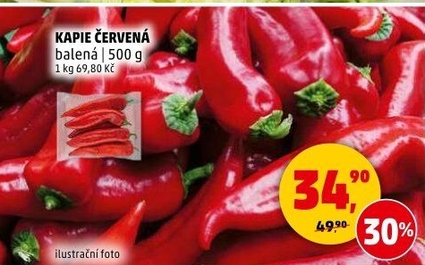 Paprika červená kapie