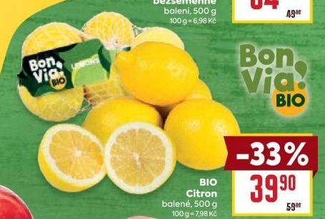 Citrony Bio Billa Bonvia