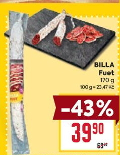 Salám Fuet Billa