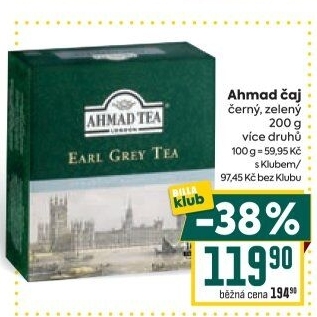 Čaj zelený Ahmad Tea