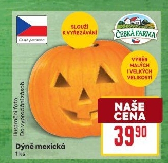 Dýně mexická Česká farma