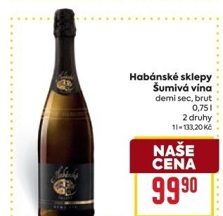 Sekt Demi Sec Habánské sklepy