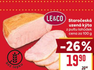 Staročeská uzená kýta LE&amp