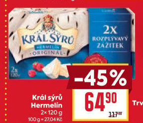 Sýr Hermelín Král sýrů