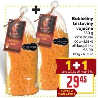 Těstoviny babiččiny Druid