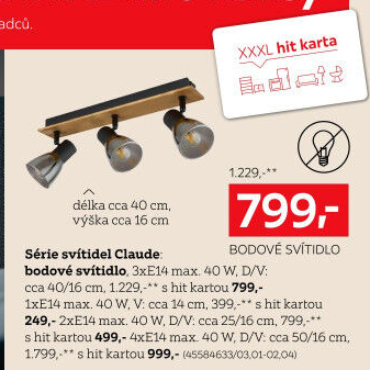 BODOVÉ SVÍTIDLO