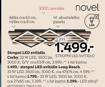 STROPNÍ LED SVÍTIDLO