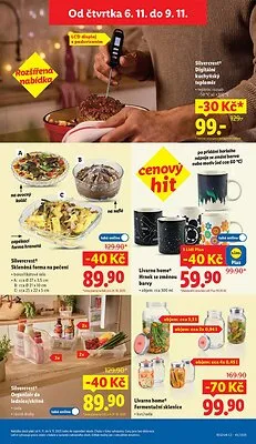 akční leták Lidl 3.11.2025-9.11.2025