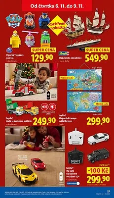 akční leták Lidl 3.11.2025-9.11.2025