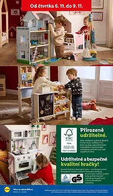 akční leták Lidl 3.11.2025-9.11.2025
