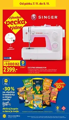 akční leták Lidl 3.11.2025-9.11.2025