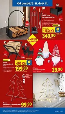 akční leták Lidl 3.11.2025-9.11.2025