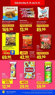 akční leták Lidl 6.11.2025-9.11.2025