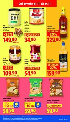 akční leták Lidl 6.11.2025-9.11.2025