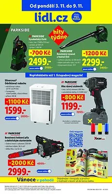 akční leták Lidl 6.11.2025-9.11.2025