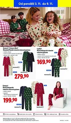 akční leták Lidl 6.11.2025-9.11.2025