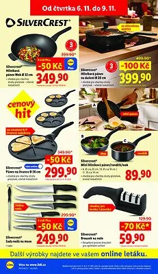 akční leták Lidl 6.11.2025-9.11.2025