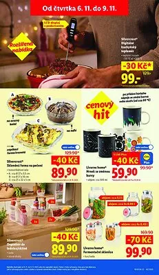 akční leták Lidl 6.11.2025-9.11.2025