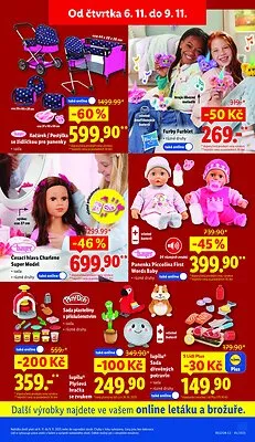akční leták Lidl 6.11.2025-9.11.2025