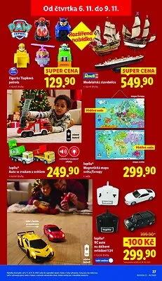 akční leták Lidl 6.11.2025-9.11.2025