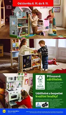 akční leták Lidl 6.11.2025-9.11.2025