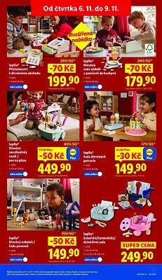 akční leták Lidl 6.11.2025-9.11.2025